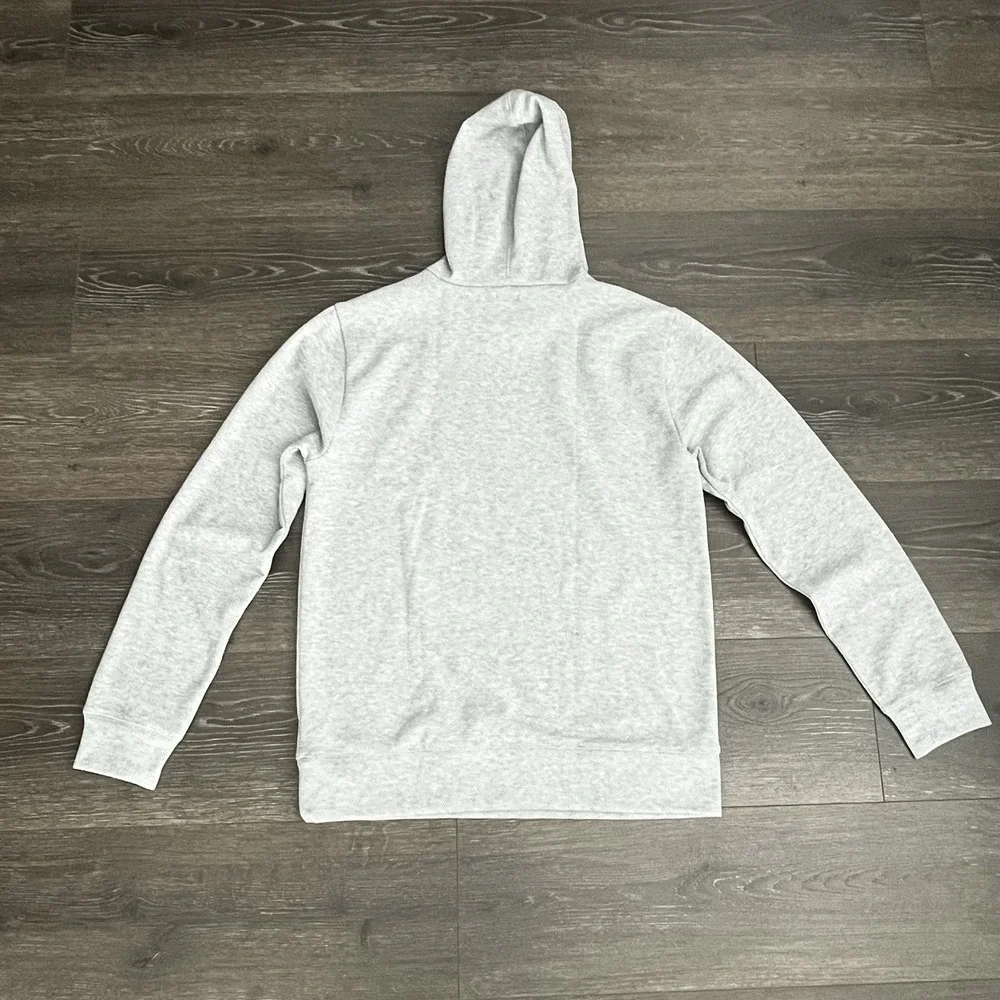 J Crew CrewCut Boys‎ Striped Hoodie Pullover SweatShirt Gray Size XXL 15-16 Cozy